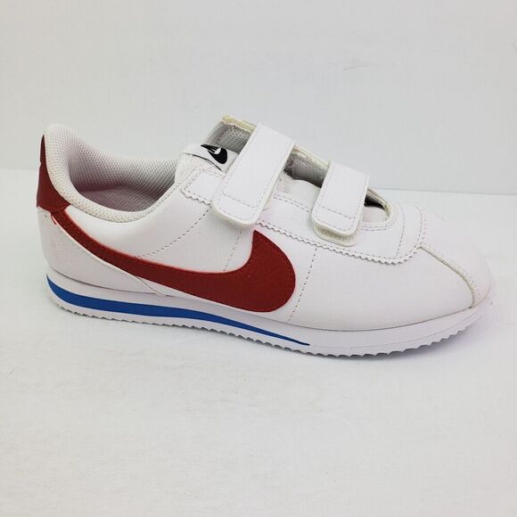 Nike Cortez Basic SL PSV Youth Size 3Y White Varsity Red Sneaker Shoes 904767-10 - Picture 2 of 9